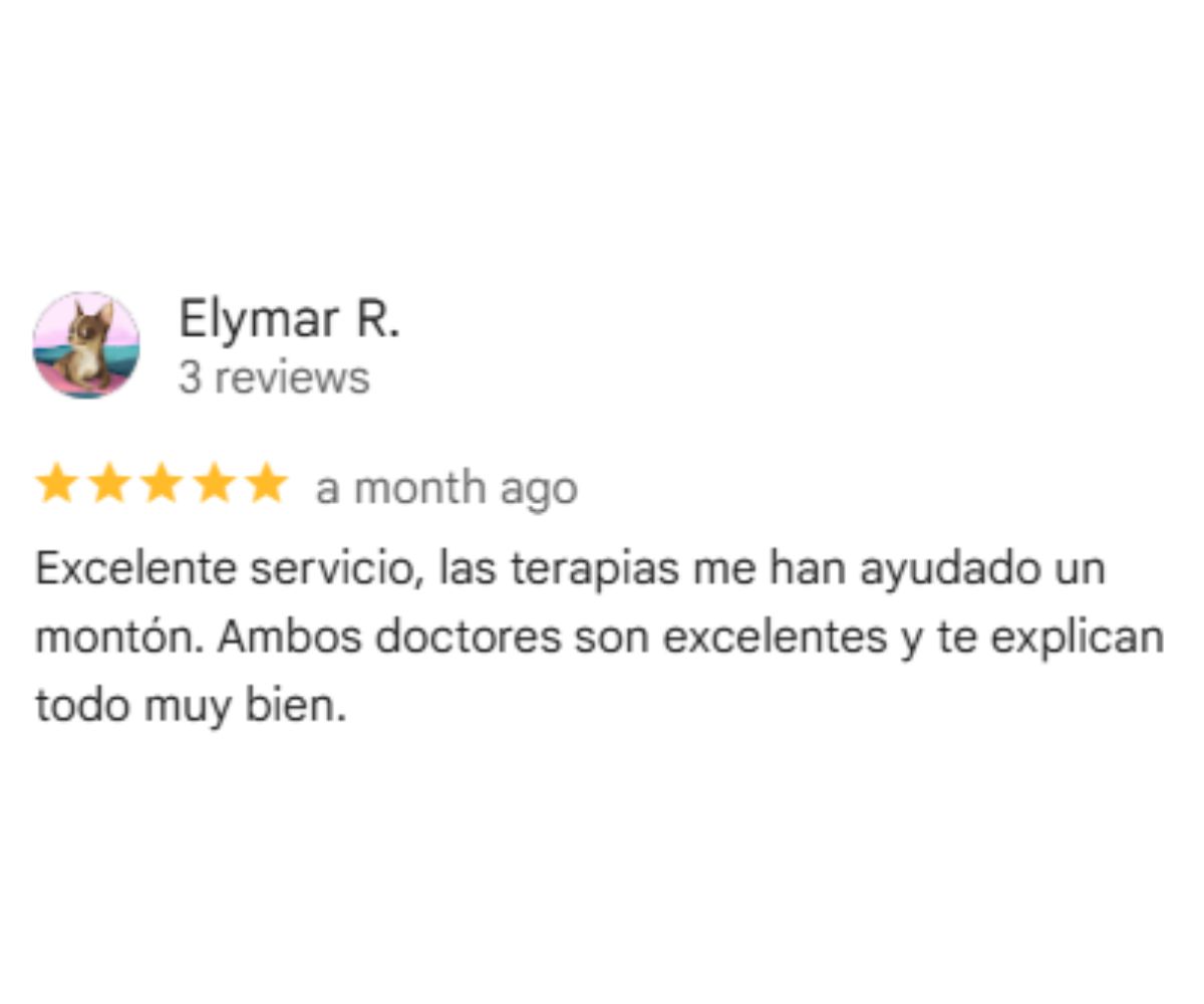 Reseña de un paciente